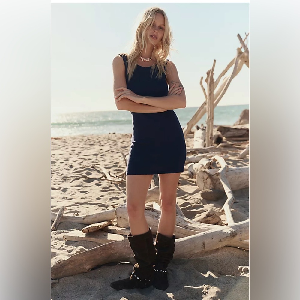 Free People Sadie Sweater Mini Dress & Cardigan Set - Picture 6 of 11